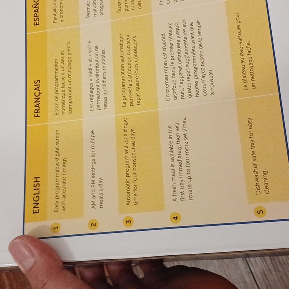 PetSafe Automatic 5 meal Programmable Pet Feeder Dispenser - Picture 7 of 10